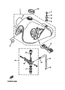 DT50LC DT50F Tank fuel