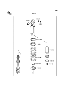 KLX250 Амортизатор