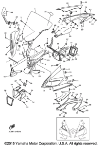 YZF-R6 Обтекатель 1