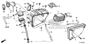 CMX250C Воздушный фильтр