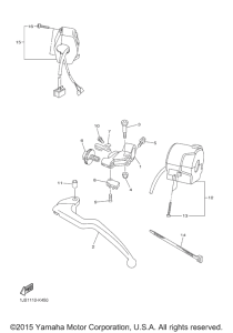 YZF-R6 Рулевые переключатели