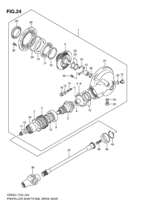 VZ800 Карданный вал