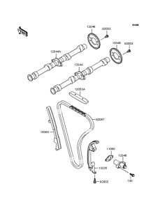 ZR1100 Распредвал