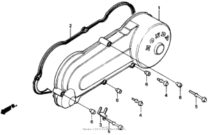 NB50 Left side cover 85