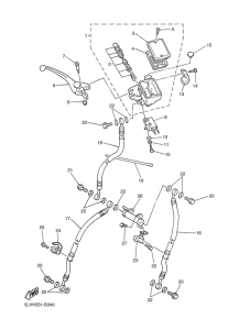 FZS1000 Главный тормозной цилиндр