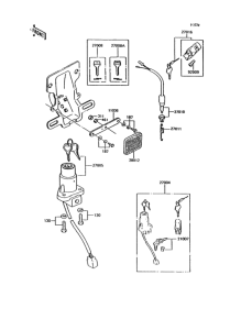 KH125 Замок зажигания