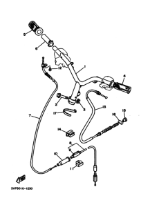 YA50 ｽﾃｱﾘﾝｸﾞﾊﾝﾄﾞﾙ. ｹｰﾌﾞﾙ
