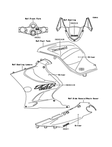 ZX1200 Наклейки