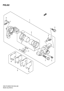 GSX-R1000 Задний суппорт