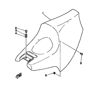 TZ250F Сиденье