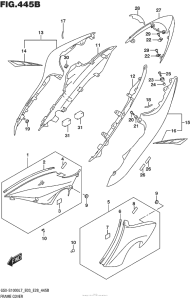 GSX-S1000 (ABS) Frame Cover (Ysf)
