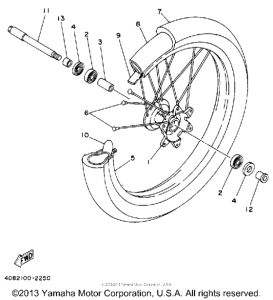  Переднее колесо