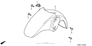 NSS250 (ABS) Переднее крыло