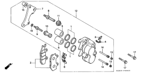 CA125 Передний суппорт