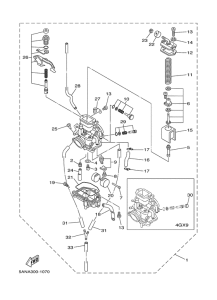 TDR125 Карбюратор