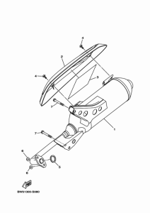 LTS125-C Выхлопная система