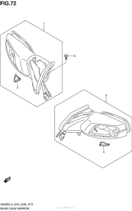 AN650Z Зеркала заднего вида