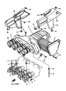 YX600 YX600B Впускная система
