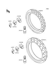 ZX250 Колеса,покрышки