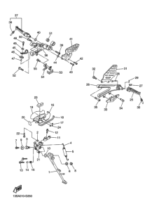 YZF-R6R Стэнд и упор для ног