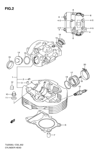 TU250 Головка цилиндров