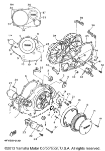 XV750H1 Боковые крышки