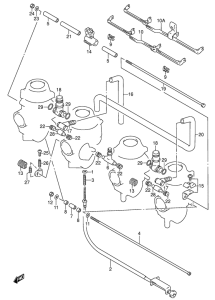 RF600 Карбюратор fittings