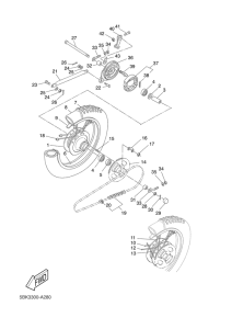 DT50R Переднее колесо