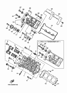 FJ09 Головка цилиндров