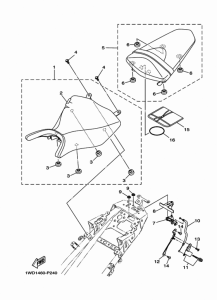 YZF-R3 Сиденье