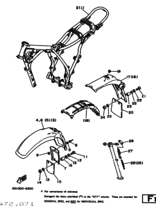 XT350 Генератор for chassis