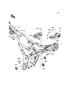 EX300 Рама ,крепежные детали