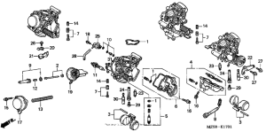VF750C Детали карбюратора