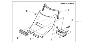 ST1100 Wind shield kit
