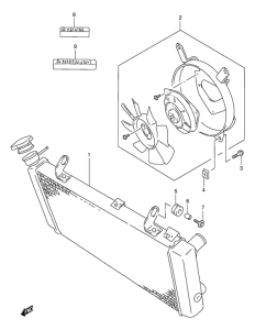 TL1000 Радиатор