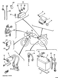 TDM850 Электрика 1