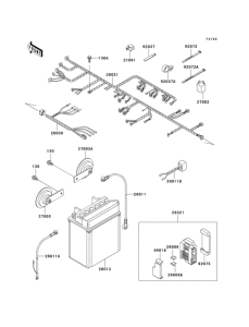 KLE500 Электрика