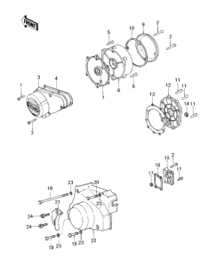 KZ1000 Крышки двигателя