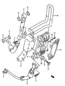 DR350 Масляный радиатор