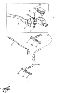YQ50 Главный тормозной цилиндр