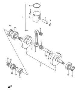RM80 Вал коленчатый