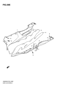 AN650 (ABS) Side leg shield