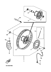 DT50R Переднее колесо 2