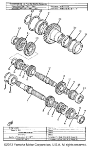 XJ650G Трансмиссия