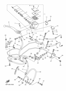 FZ8-NA Передний тормозной цилиндр