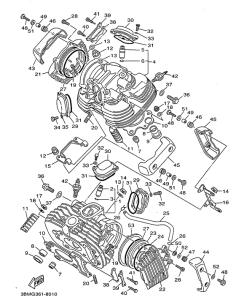 XV500 Головка цилиндров