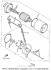 XS400RK Стартер