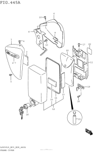 LS650 Обтекатель рамы