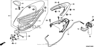 PCX125 Сиденье