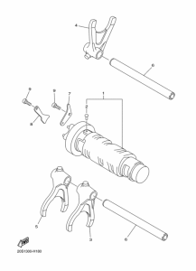 XJ6S Shift cam & fork